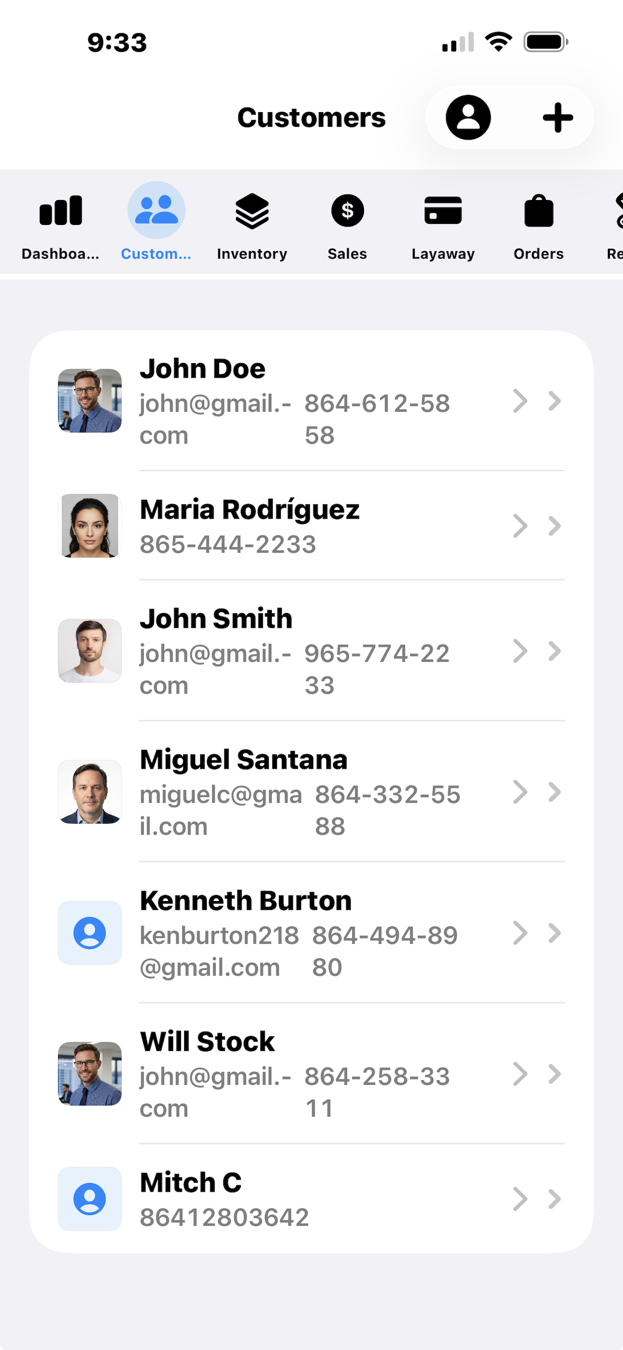 iPhone App Screenshot 1