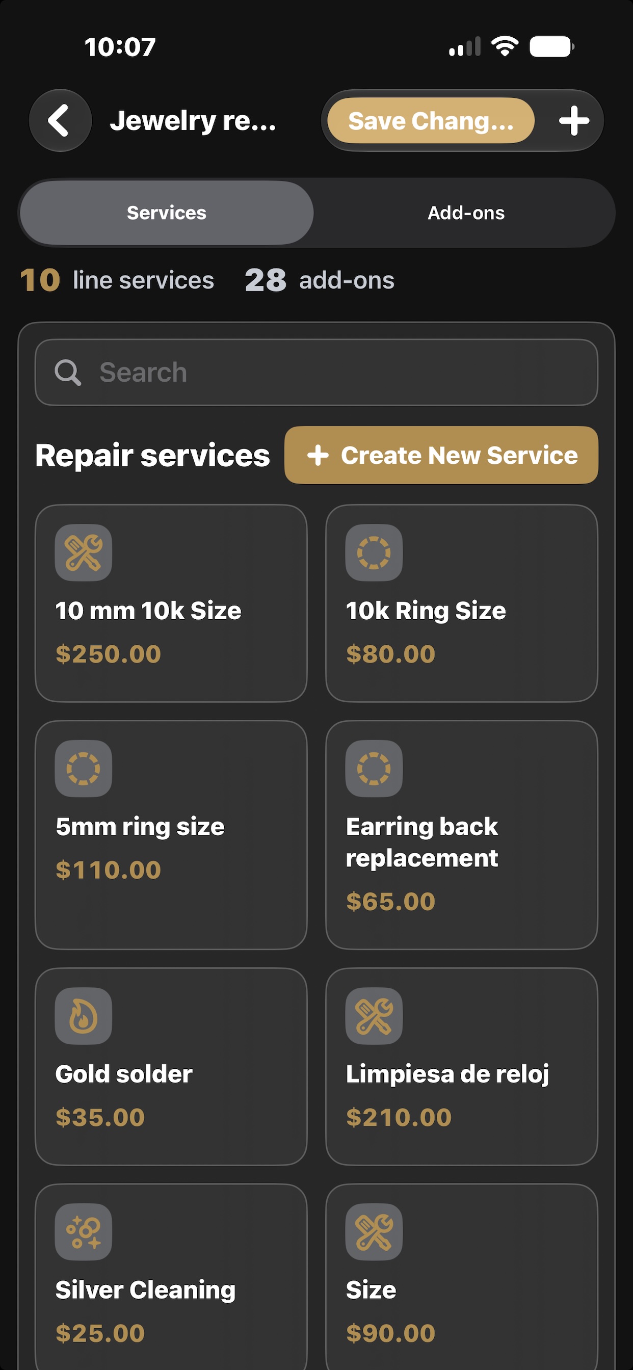Repairs on iPhone